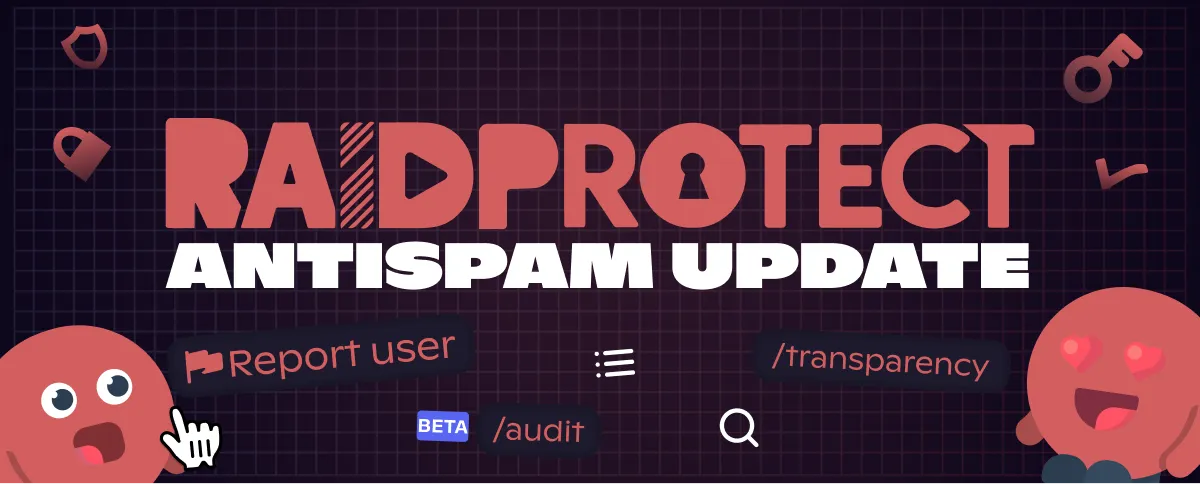 Social-Card zum Blogbeitrag RaidProtect Anti-Spam-Update (3.4.0)