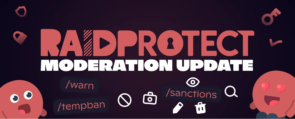 RaidProtect Moderation Update blog post social card